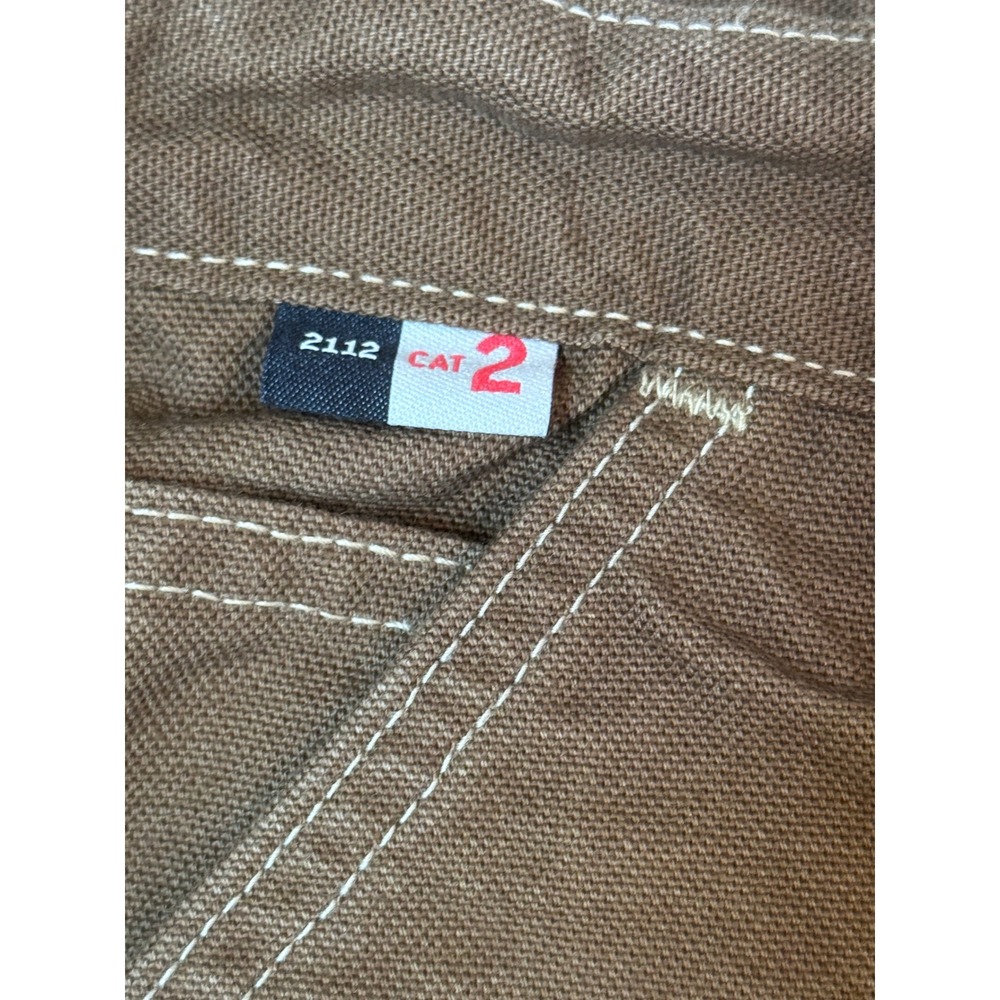 Carhartt FR Flame Resistant Work Pants Mens 36x34 Brown Carpenter CAT 2 - Picture 5 of 9